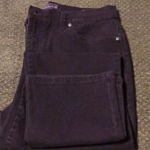 Gloria Vanderbilt Amanda purple color size 12Sjean